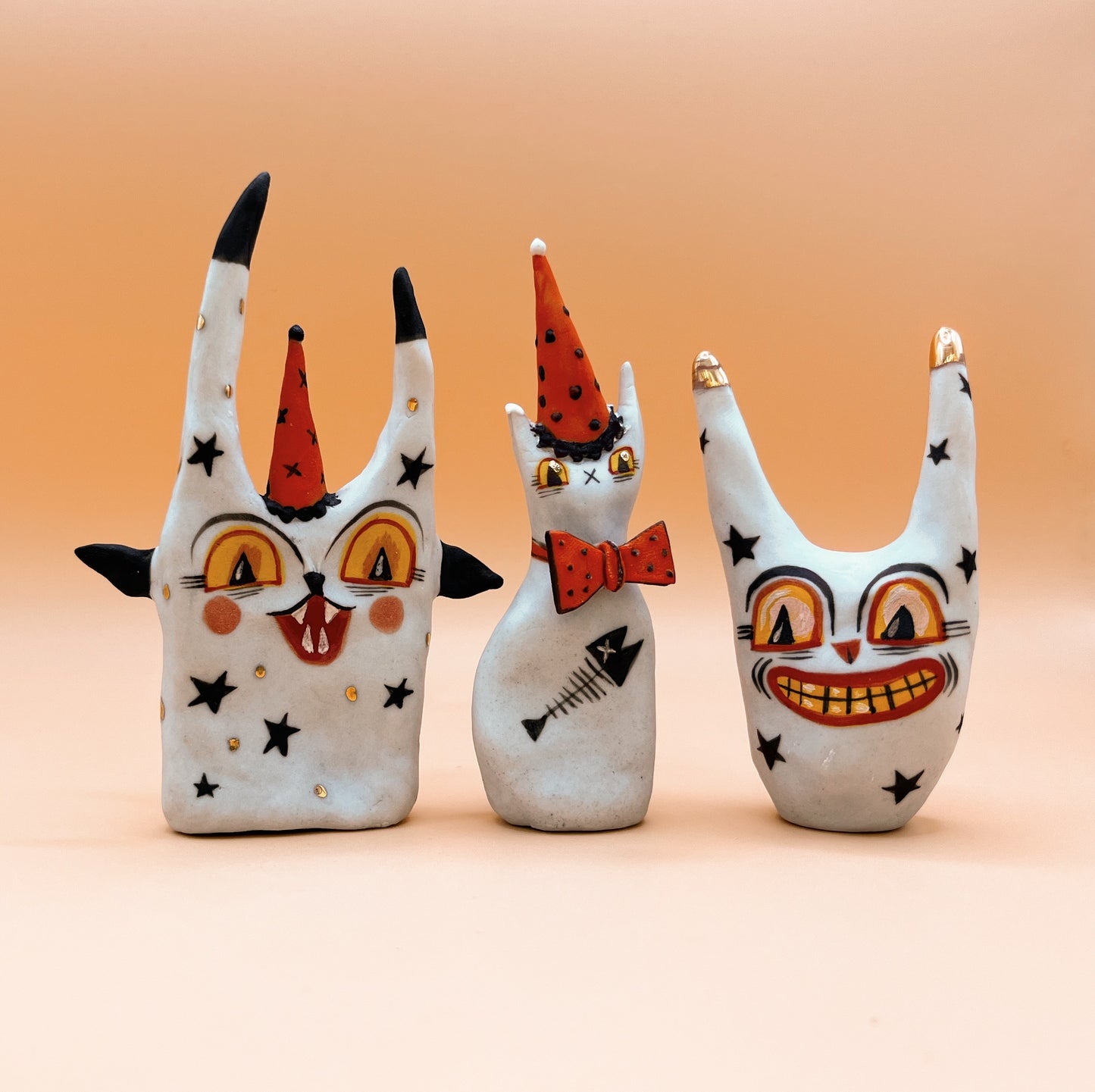 Black Star Halloween Cat