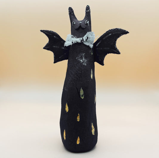 Bat Wing Black Cat