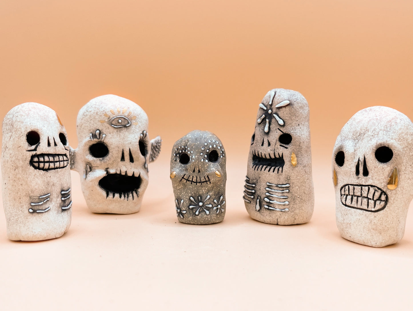 Golden Tears Skull